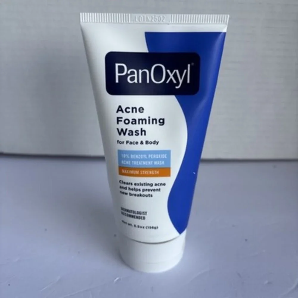 PanOxyl Acne Foaming Wash 10%, Max 5.5oz Sealed